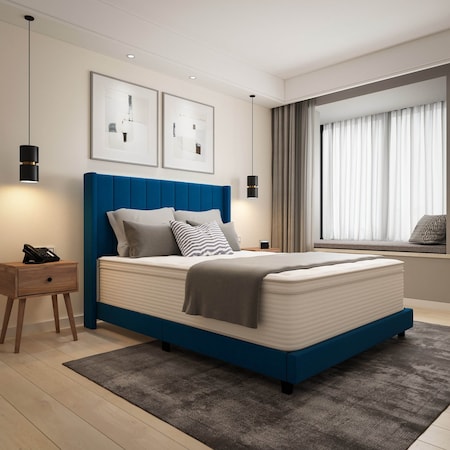 Flash Furniture 14 Queen Euro Top Memory Foam Hybrid Mattress CL-LUXET232-14-Q-GG